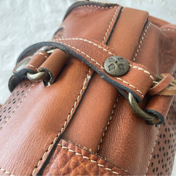 🎉 NEW LISTING Patricia Nash Brown Satchel Doctor Bag Large Shoulder Bag - Picture 9 of 15